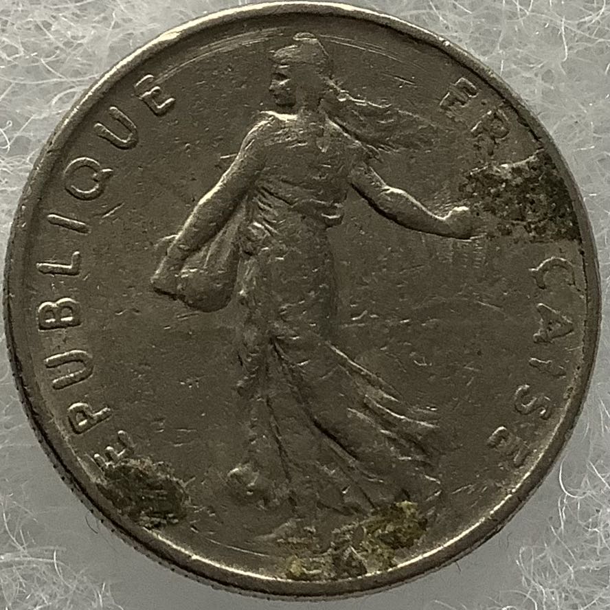 France 1/2 Franc 1970  coin collectible - Main Image 2