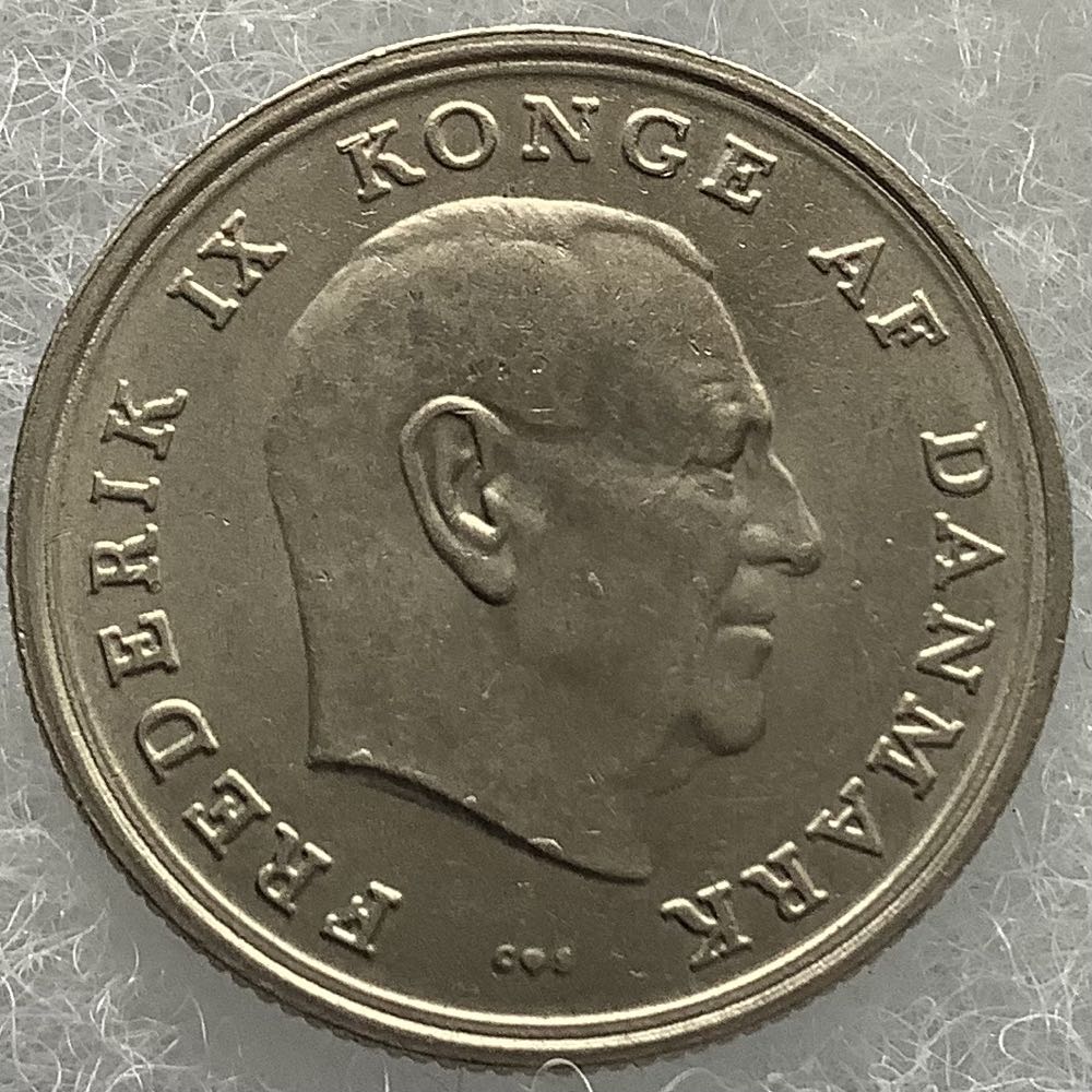 Denmark 1 Krone 1966  coin collectible - Main Image 2