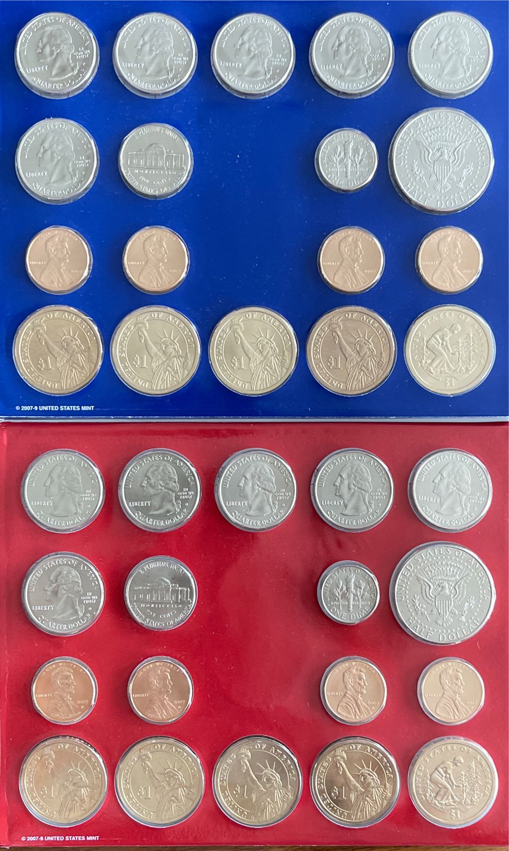 2009 US Mint Uncirculated Coin Set P-D 36 Pieces  coin collectible - Main Image 2