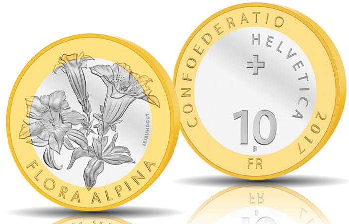 Flora Alpina Enzian  coin collectible - Main Image 2