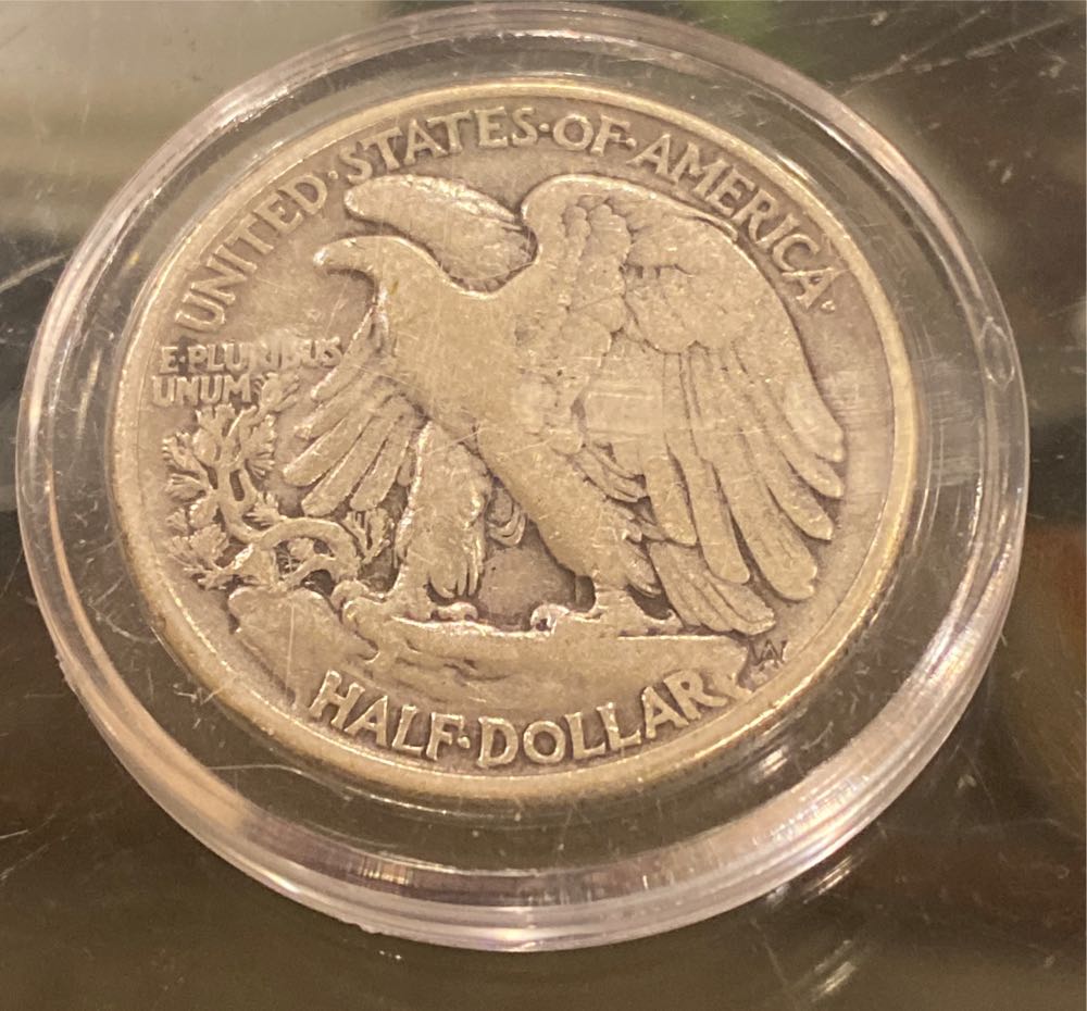 1938 Walking Liberty Half Dollar  coin collectible - Main Image 2