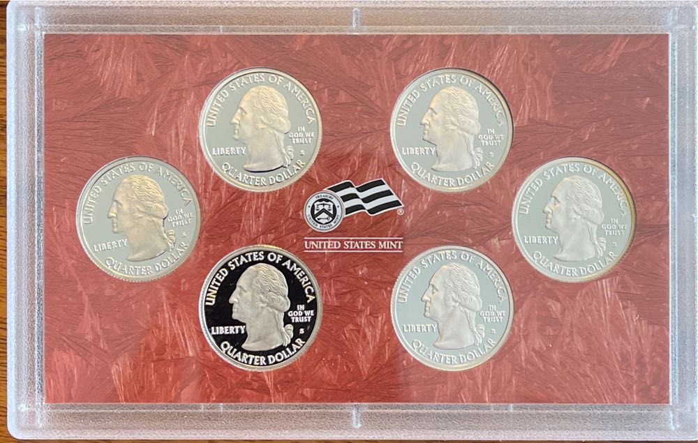 2009 US Mint Silver Quarter Proof Set  coin collectible [Barcode 704785058774] - Main Image 3