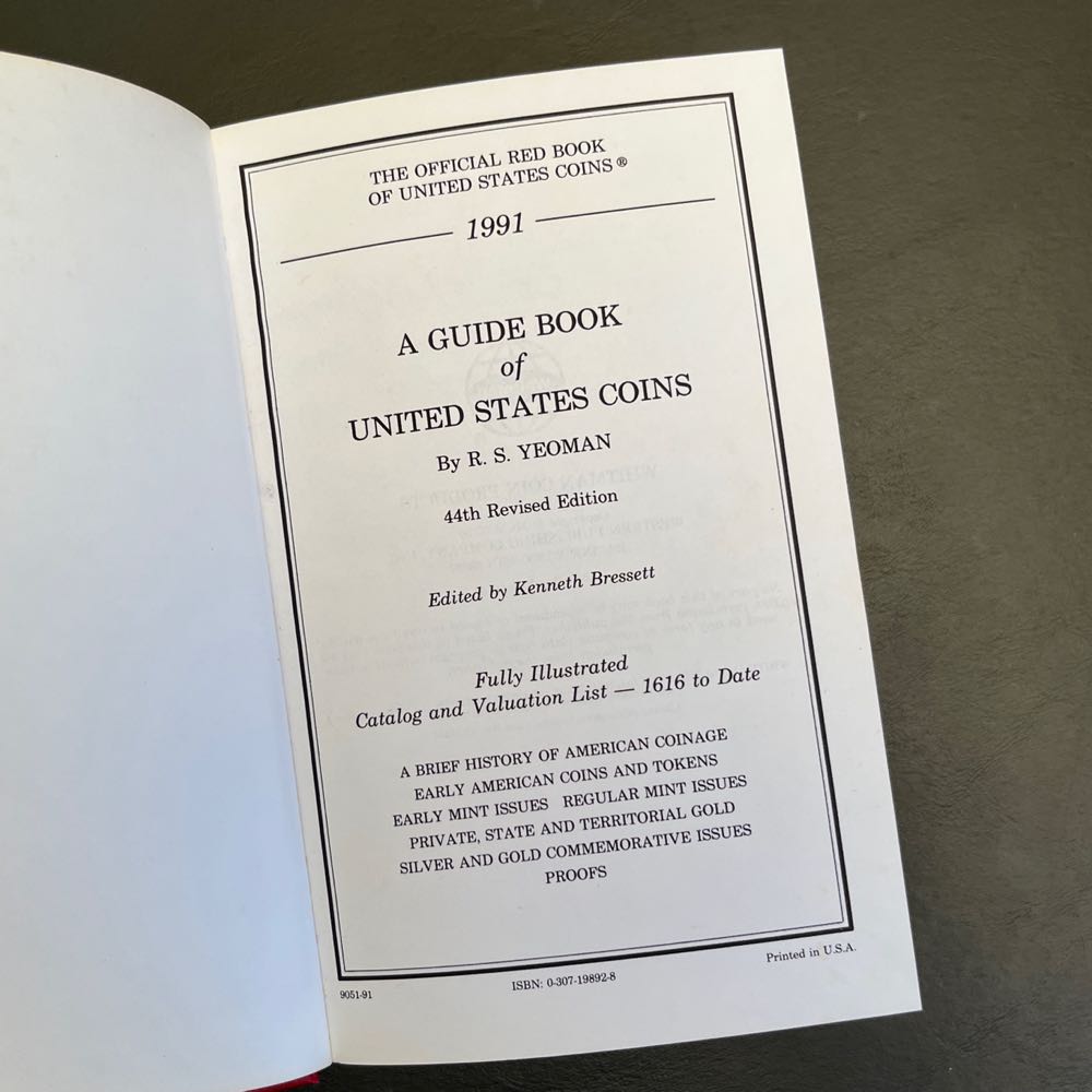 Other - A Guide Book Of US Coins, 1991  coin collectible - Main Image 2