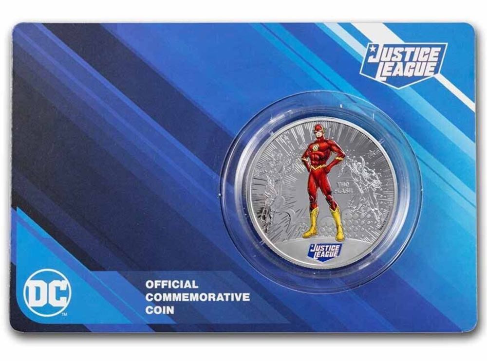 2022 Samoa 1$ Justice League DC Comics The Flash - 1/2 oz .999 Silver Coin  coin collectible - Main Image 4
