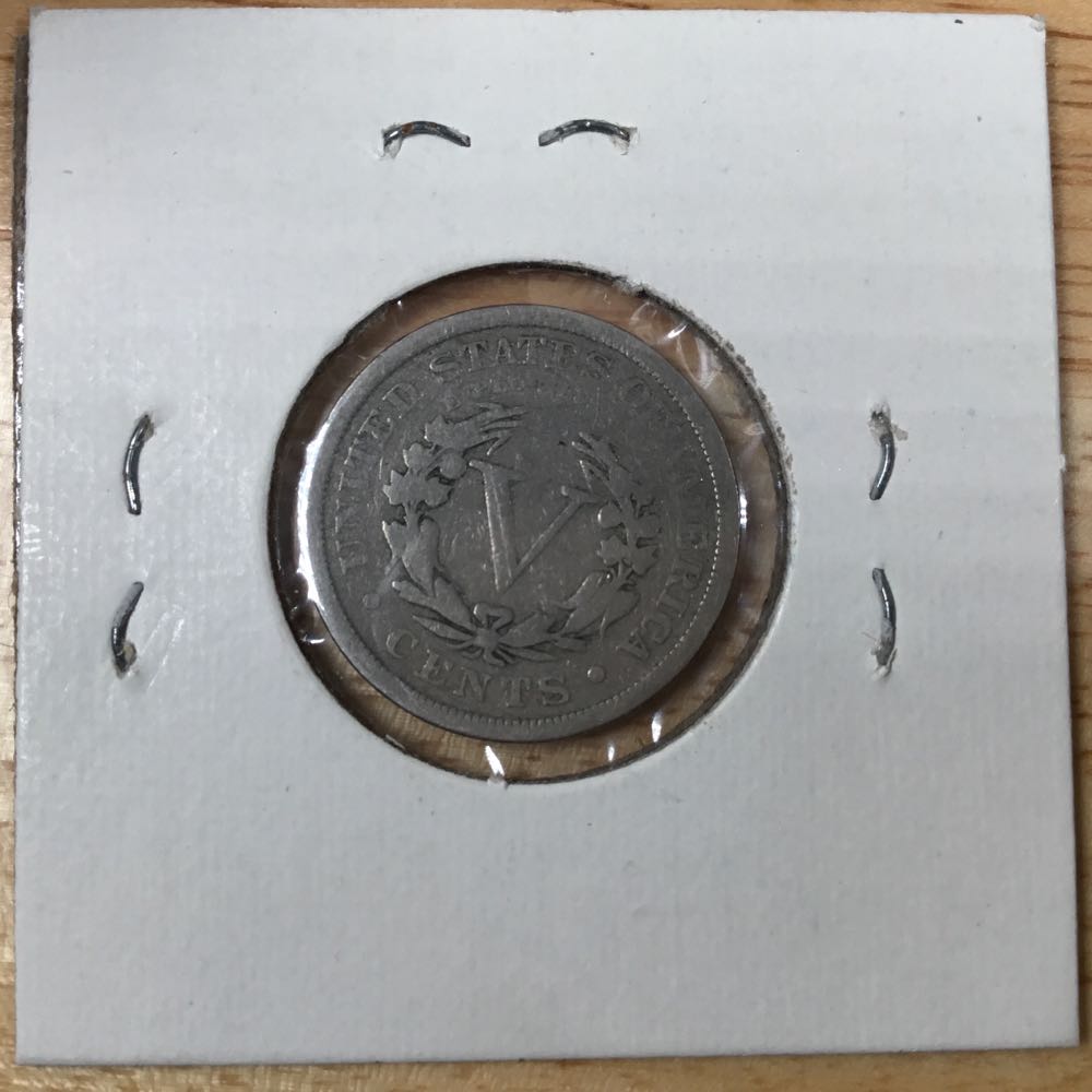 Nickel, Liberty V 1902  coin collectible - Main Image 2