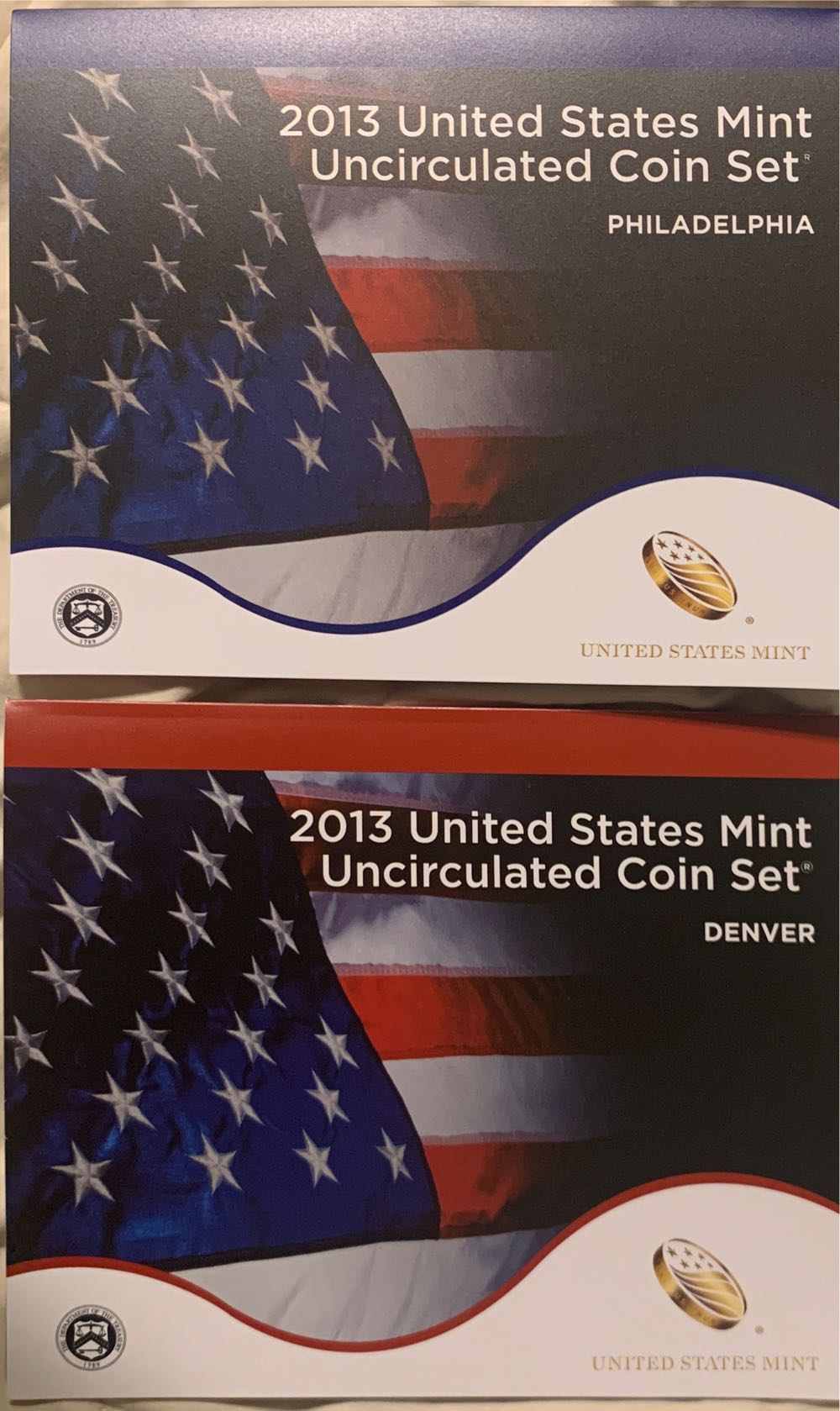 Us Mint Uncirculated 28-coin Set With Burnished Dollars  coin collectible [Barcode 704785470064] - Main Image 2