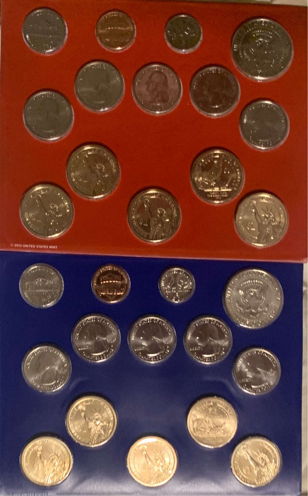 Us Mint Uncirculated 28-coin Set With Burnished Dollars  coin collectible [Barcode 704785470064] - Main Image 4