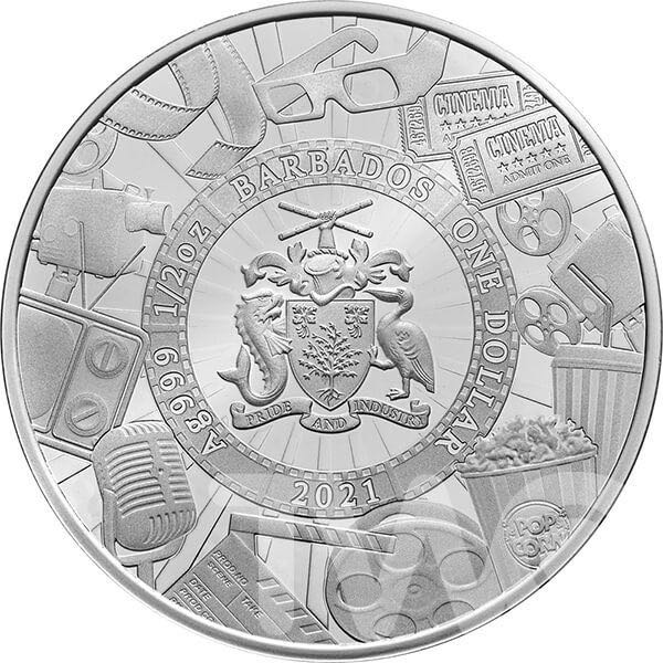 Barbados 1 Dollar 2021  - Scooby-Doo - 1/2 Oz .999 Silver Proof Coin  coin collectible - Main Image 2