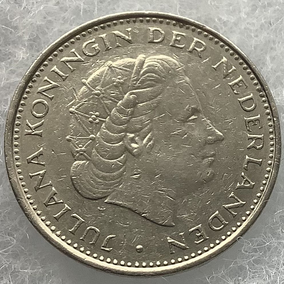 Netherlands 2 1/2 Gulden 1969  coin collectible - Main Image 2