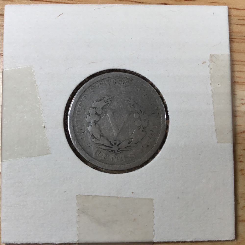 Nickel, Liberty V 1904  coin collectible - Main Image 2