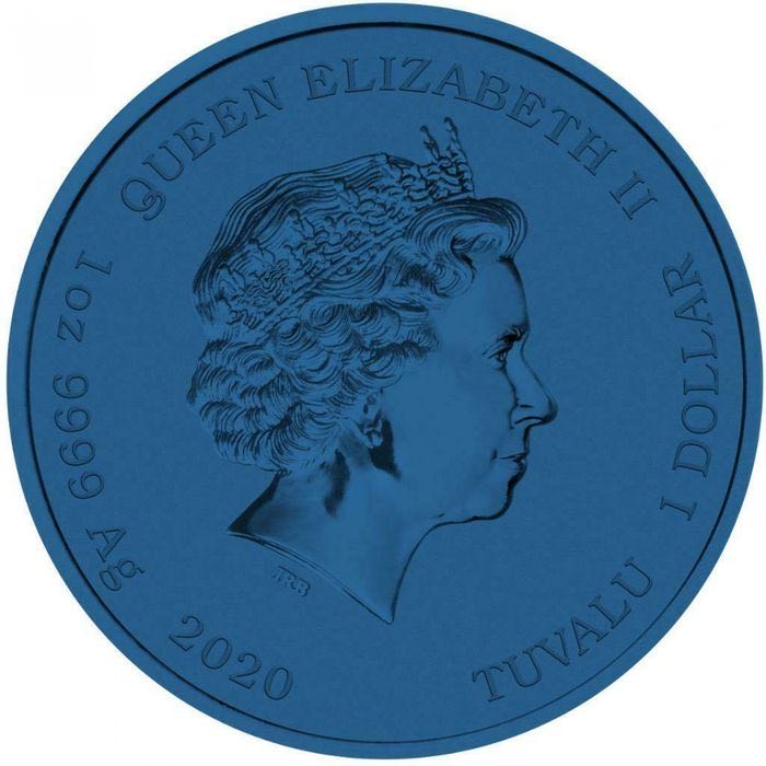 Tuvalu 2020 1$ Bart Simpson “USA Patriot” 1 Oz Silver Coin  coin collectible - Main Image 2