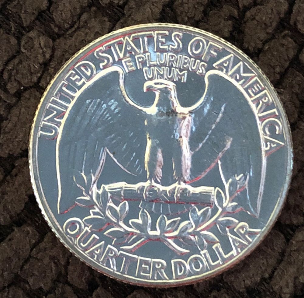 25 Cent - 1960 Washington Type B Reverse  coin collectible - Main Image 2