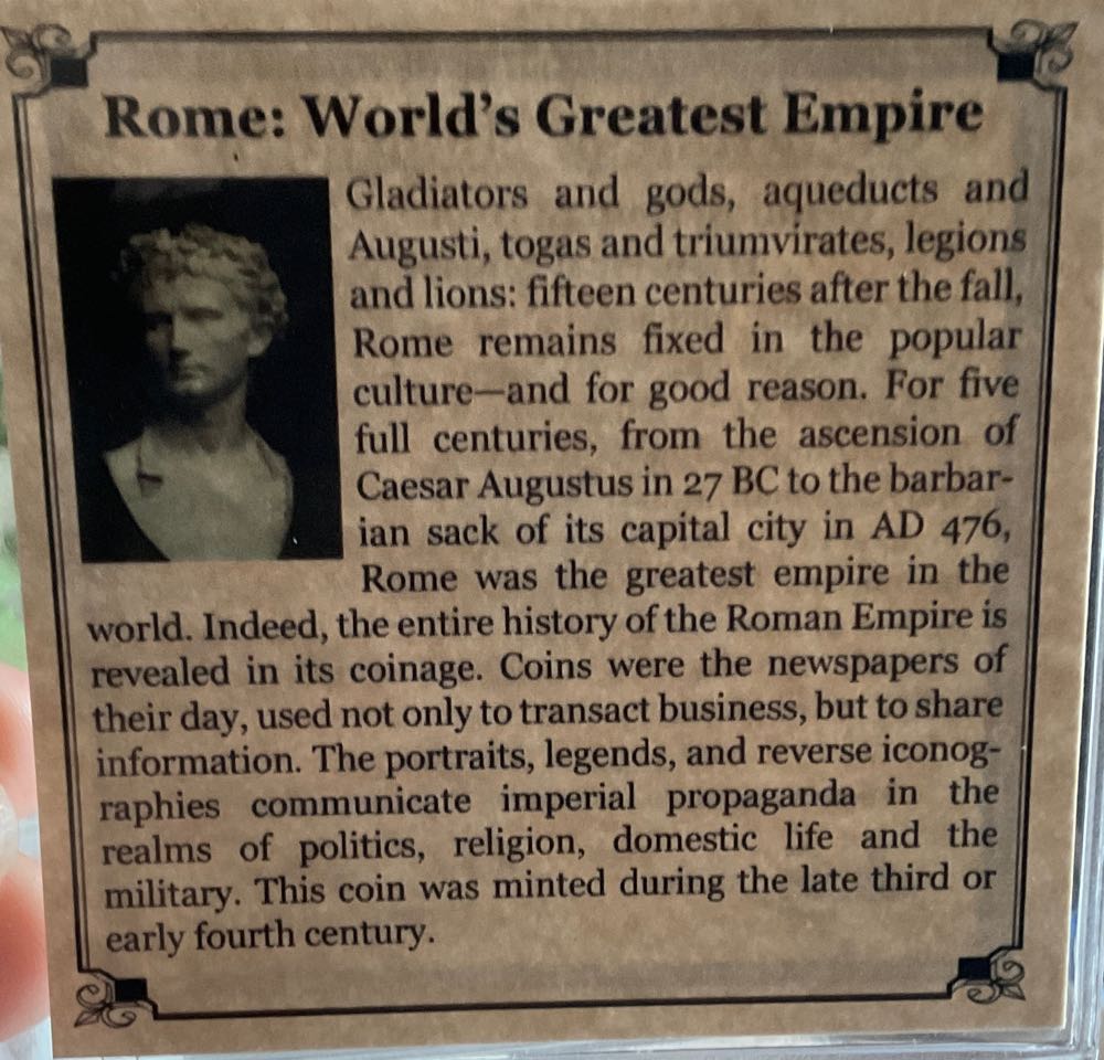 Genuine Roman Bronze Coin  coin collectible - Main Image 4