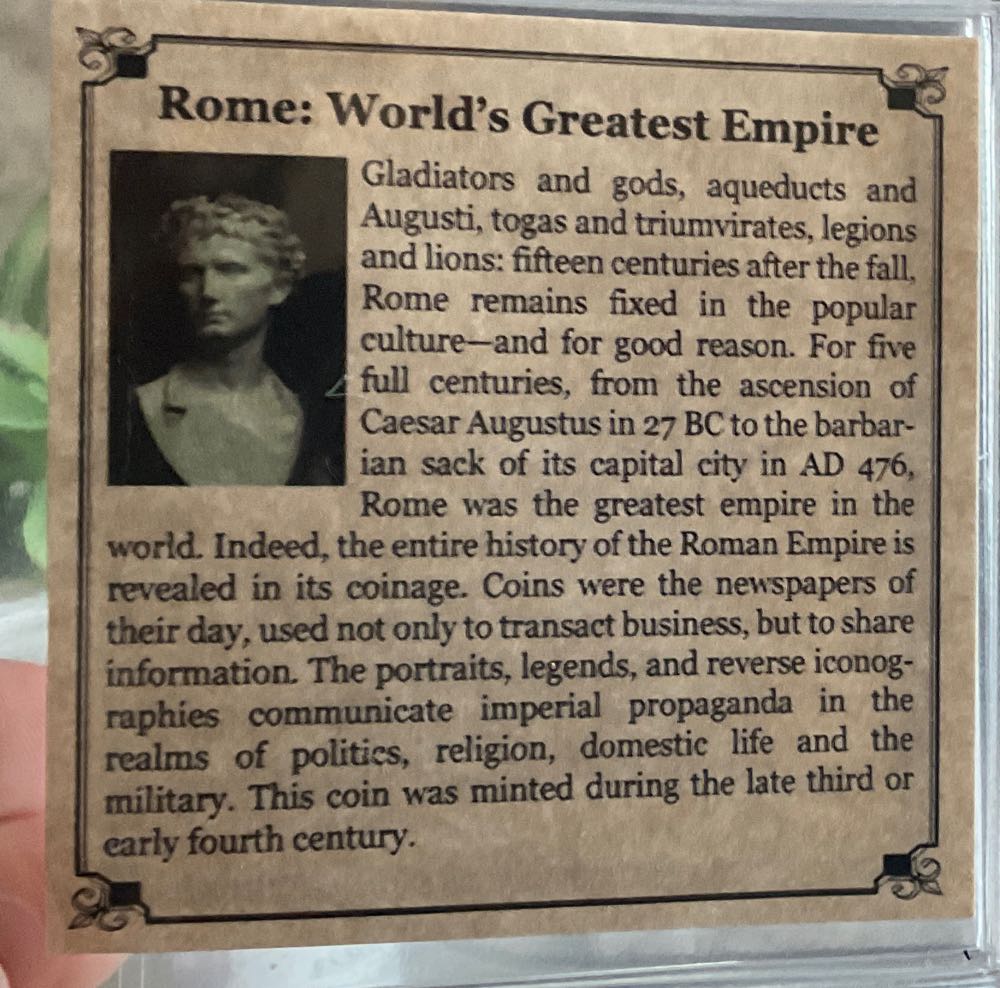 Genuine Roman Bronze Coin  coin collectible - Main Image 4