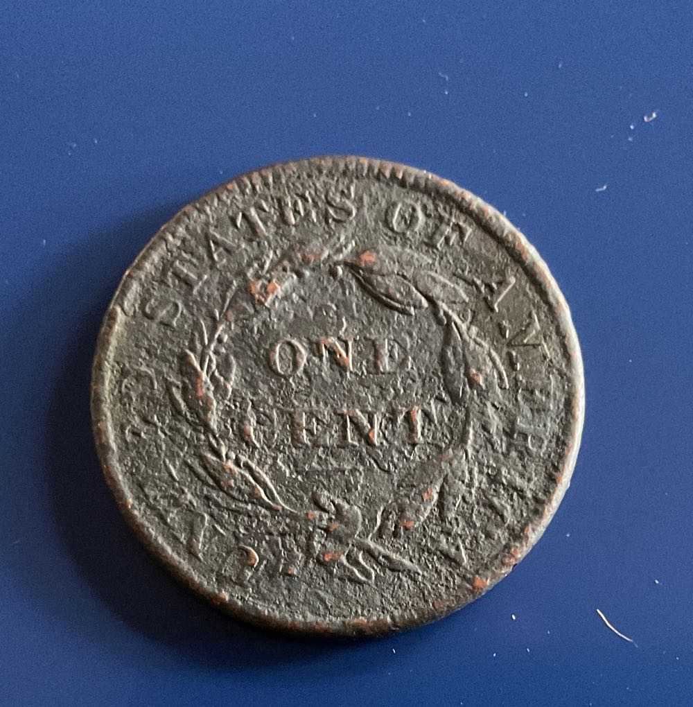 1835 Coronet Liberty One Cent  coin collectible - Main Image 2