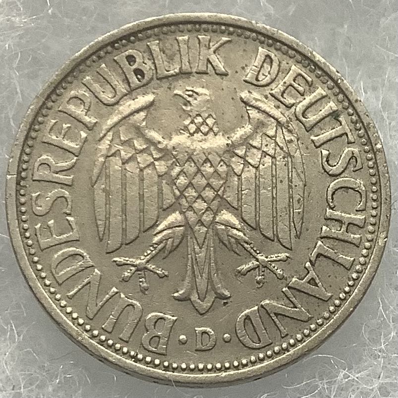 Germany 1 Mark 1950  coin collectible - Main Image 2