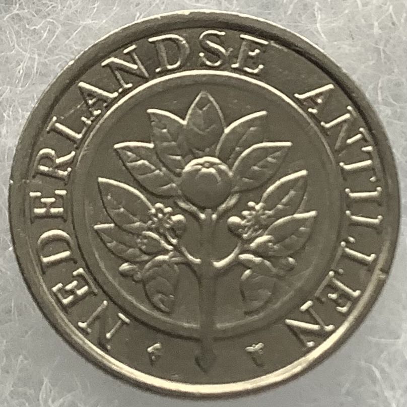 Netherlands Antilles 25 Cents 1992  coin collectible - Main Image 2