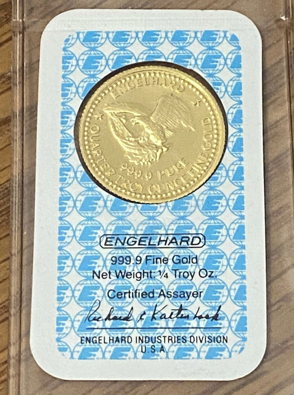 1985 1/4 Engelhard Round   coin collectible - Main Image 2