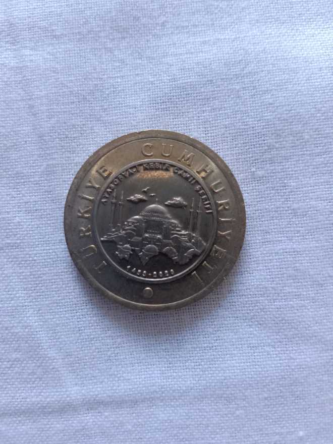 1 lira turchia  coin collectible - Main Image 2