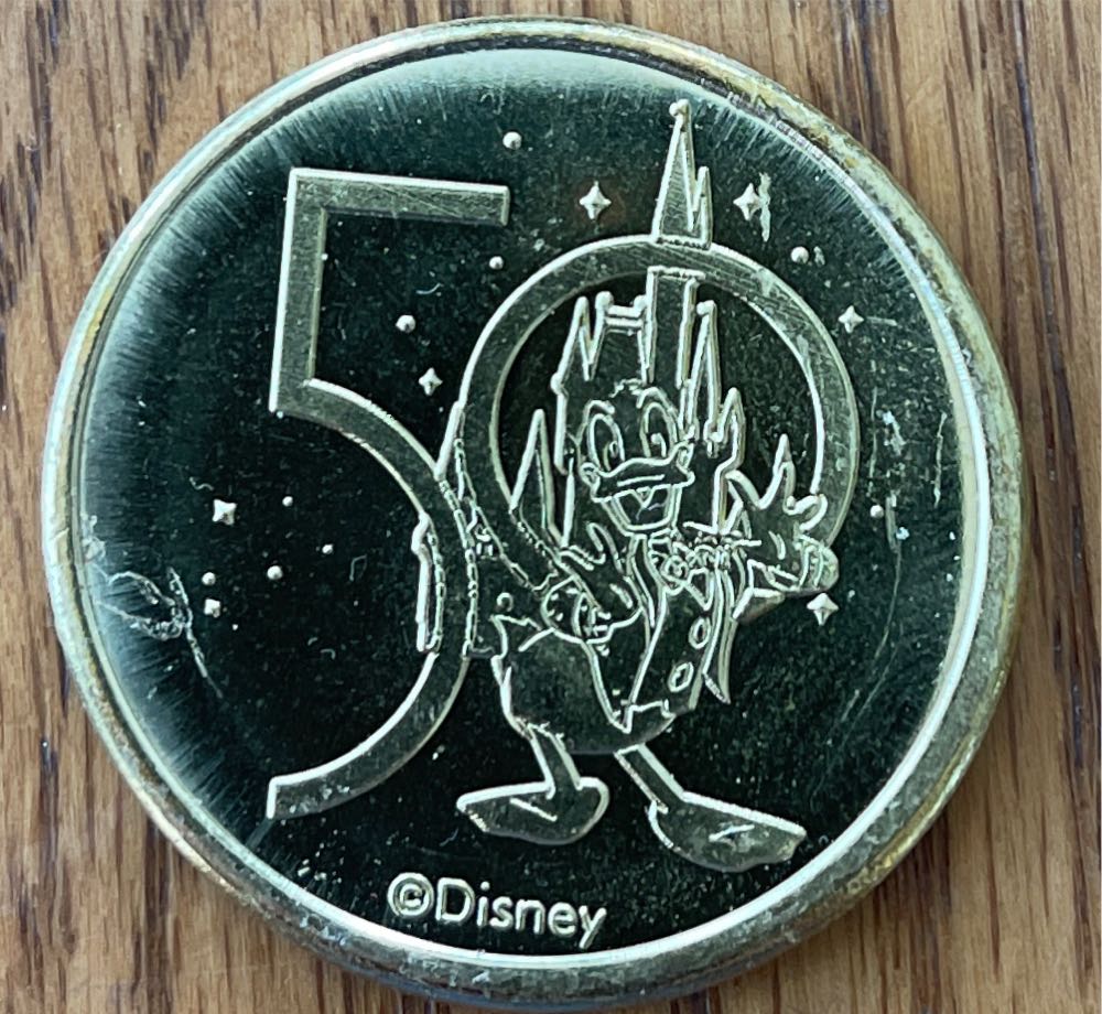 Disney 50th Anniversary Medallion - Donald Duck (50th Costume)  coin collectible - Main Image 1