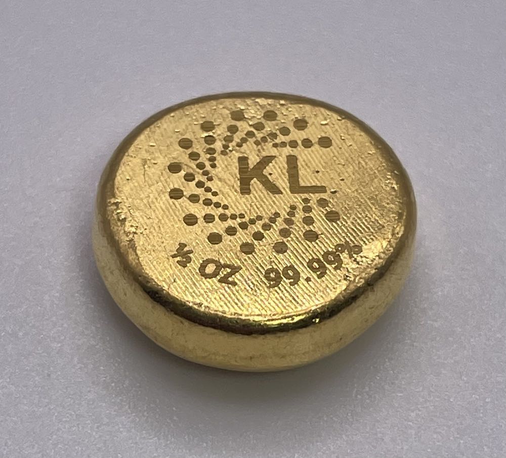 1/2 ABC KL Round  coin collectible - Main Image 2