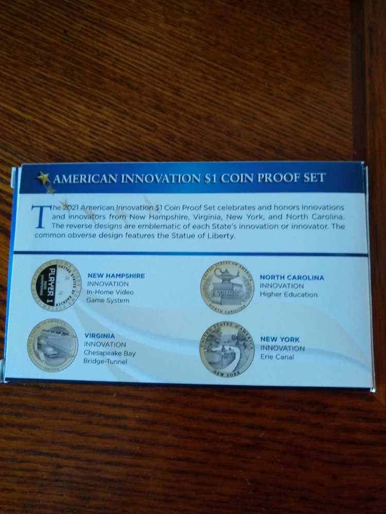 American Innovation $1 Proof  2021  coin collectible - Main Image 4