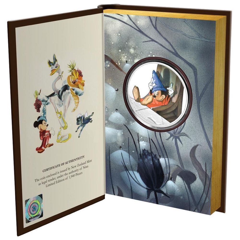 Niue 2$ 2020 (2.) Disney Fantasia 80th The Dozing Sorcerer´s Apprentice 1oz Silver Coin  coin collectible - Main Image 3