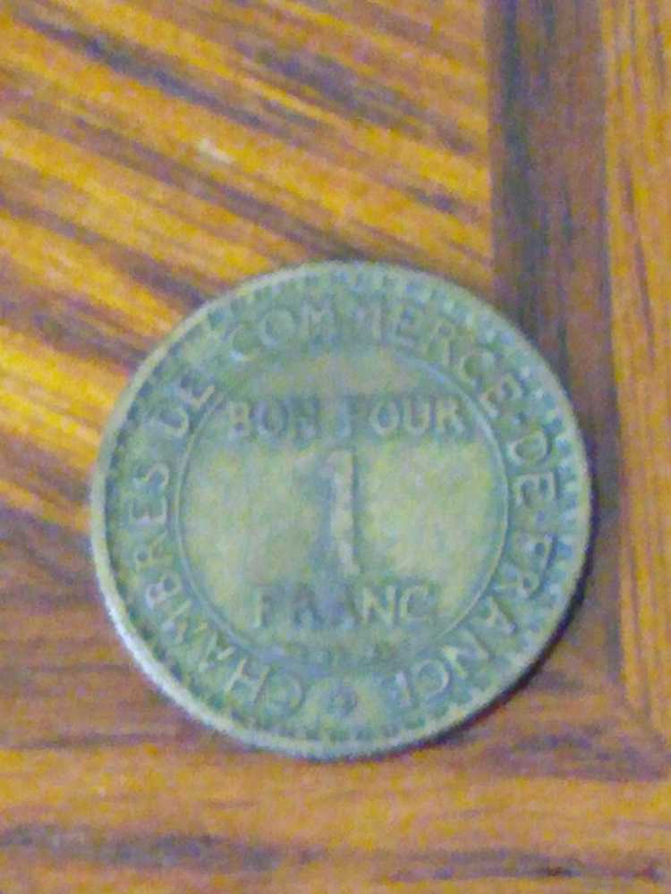 Foreign France 1 Franc  coin collectible - Main Image 2