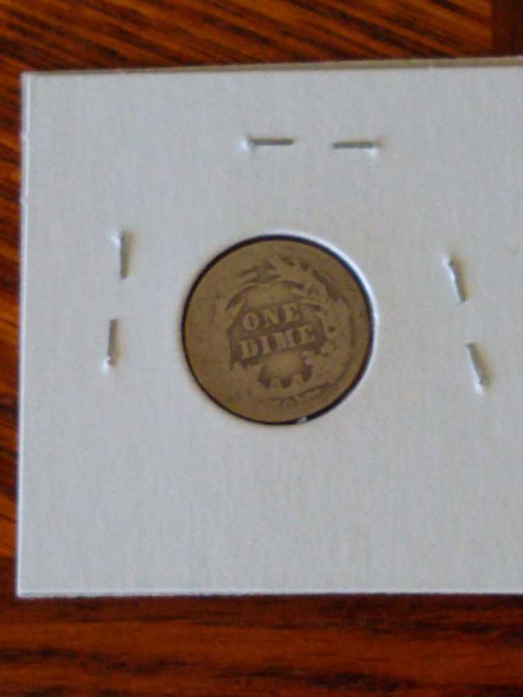 Dime Barber 1908 O Mint  coin collectible - Main Image 2