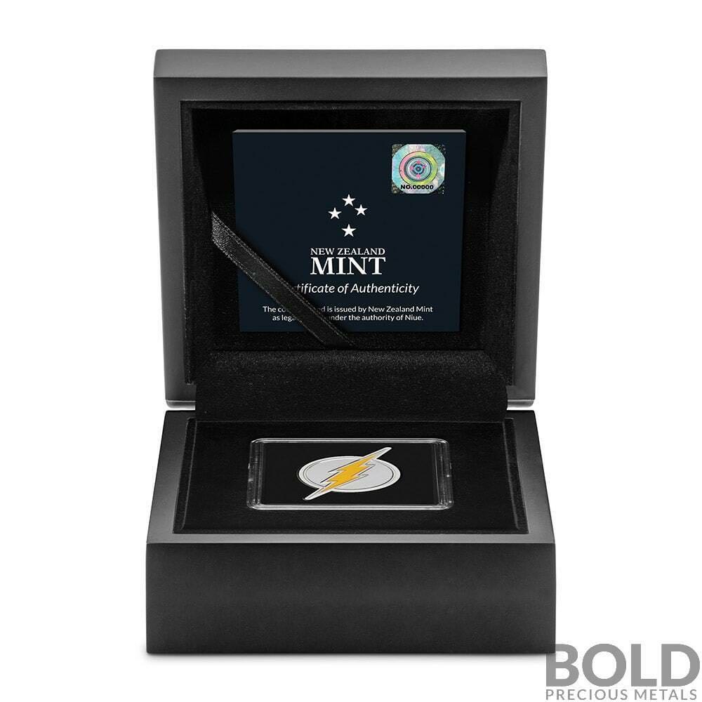NIUE 2021 2$ - FLASH™ Emblem - 1 OZ - DC Comics Logos (2.)-  coin collectible - Main Image 3