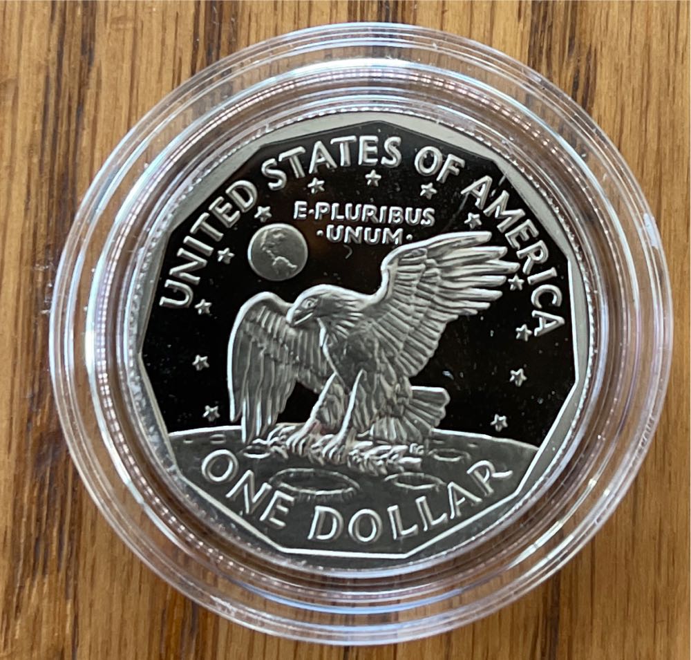 1999 P US Mint Susan B Anthony Proof Dollar  coin collectible - Main Image 3