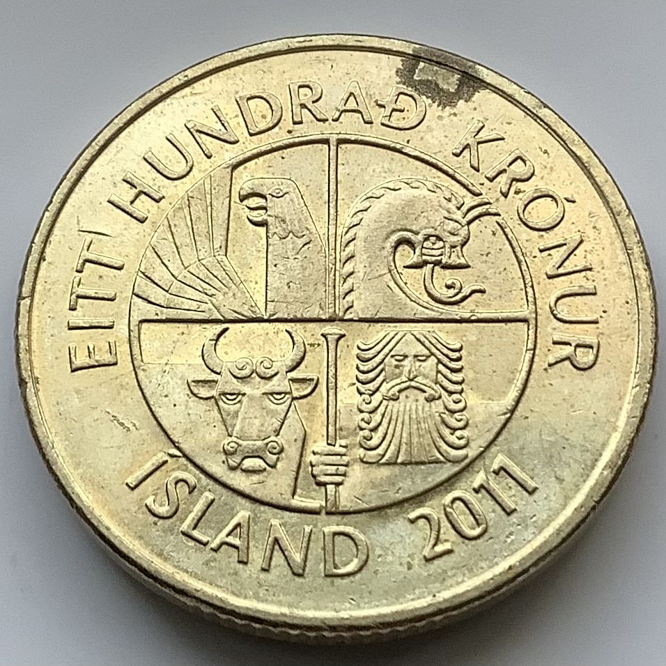 Iceland 100 Krónur 2011  coin collectible - Main Image 2