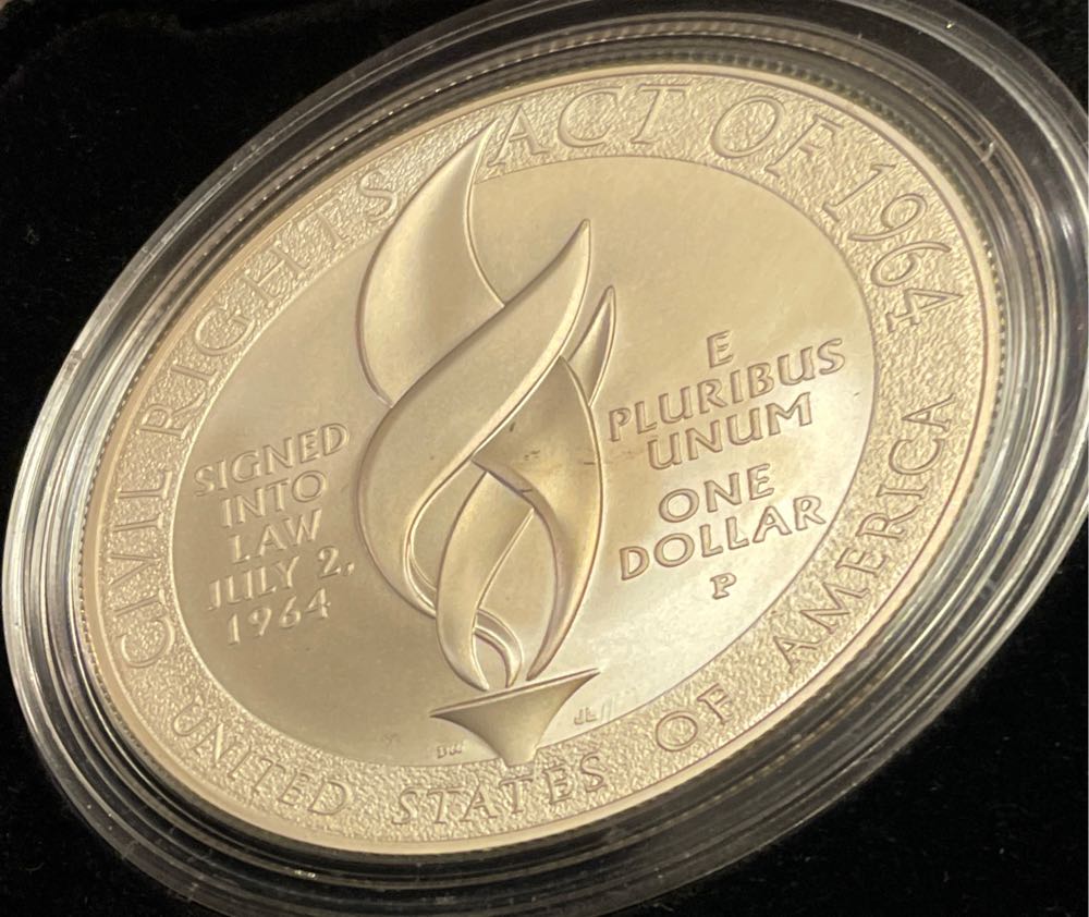 2014 Civil Rights Act Of 1964  coin collectible [Barcode 704785580695] - Main Image 2