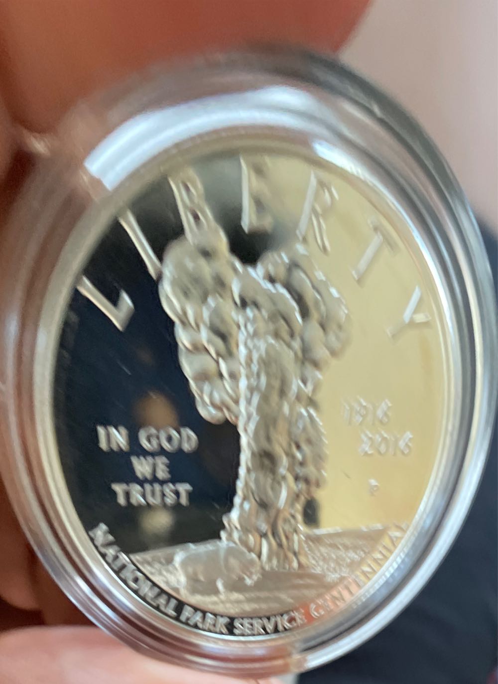 Upc 704785850460 National Park 100th Silver Dollar Mint ...  coin collectible [Barcode 704785850460] - Main Image 3