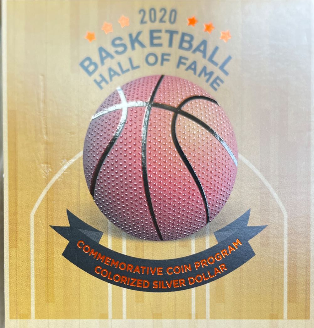 P Basketball Hall Of Fame Colorized Silver $1 ... Ebay  coin collectible [Barcode 704786162159] - Main Image 3