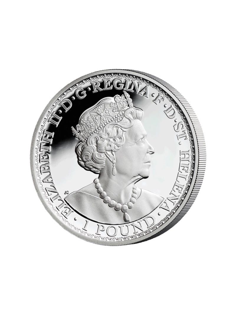 Una And The Lion Gold Silhouette - The East India Company  coin collectible - Main Image 2