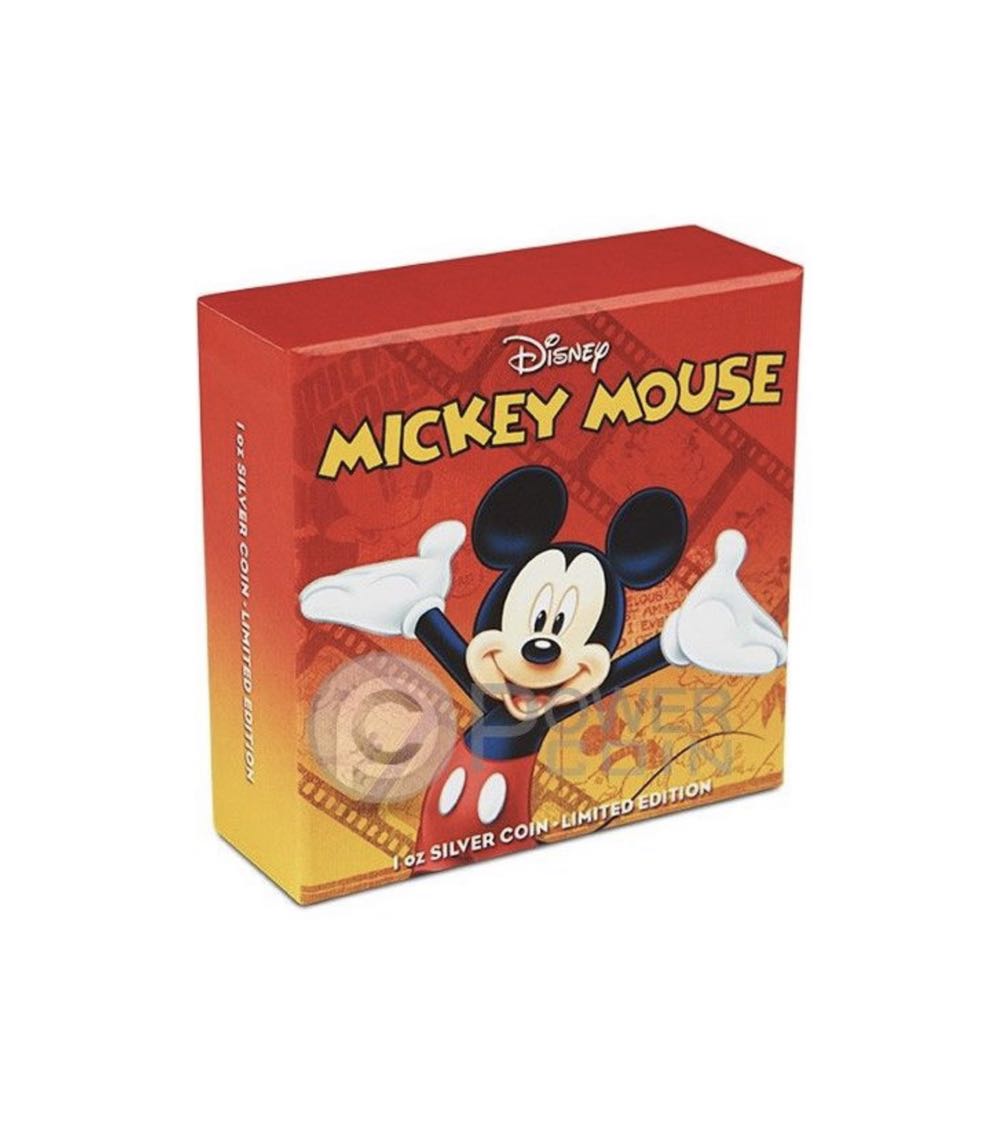 Niue 2014 2$ Disney Mickey & Friends MINNIE MOUSE (2.) 1 oz .999 silver colorized Proof coin COA & Box  coin collectible - Main Image 3