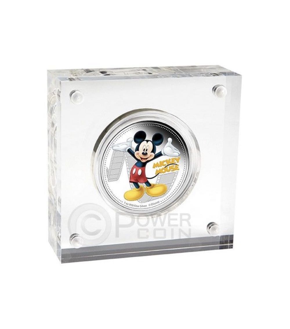 Niue 2014 2$ Disney Mickey & Friends MINNIE MOUSE (2.) 1 oz .999 silver colorized Proof coin COA & Box  coin collectible - Main Image 4