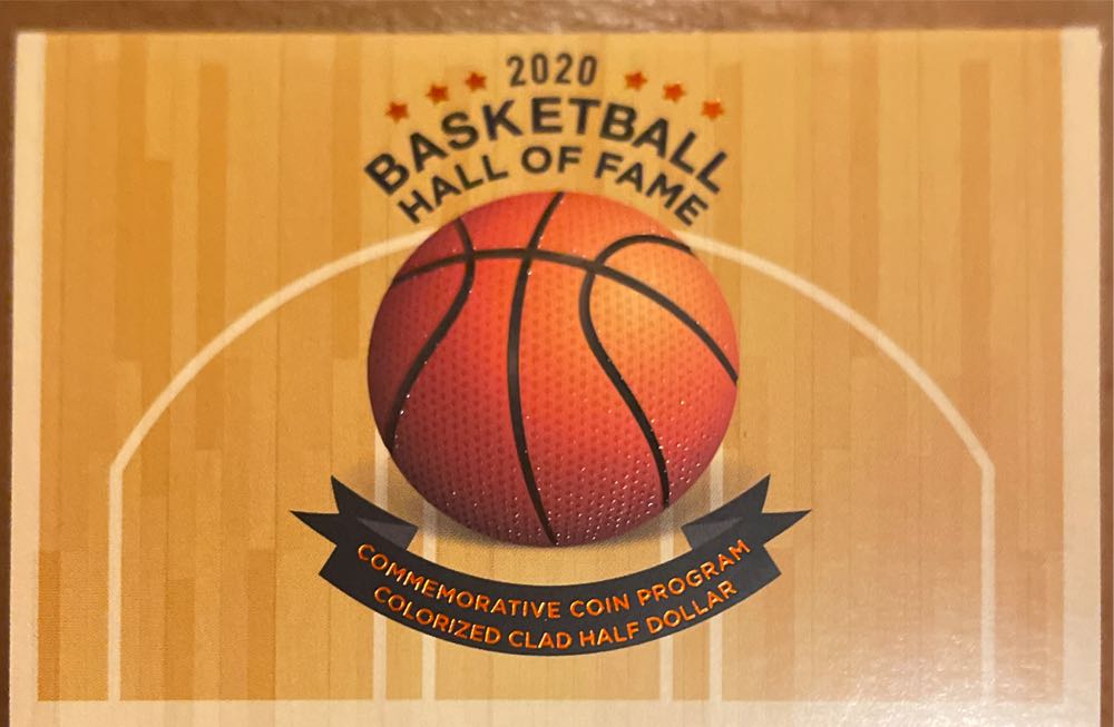 S Basketball Hall Of Fame Proof Colorized Clad 50c Half ...  coin collectible [Barcode 704786162166] - Main Image 3