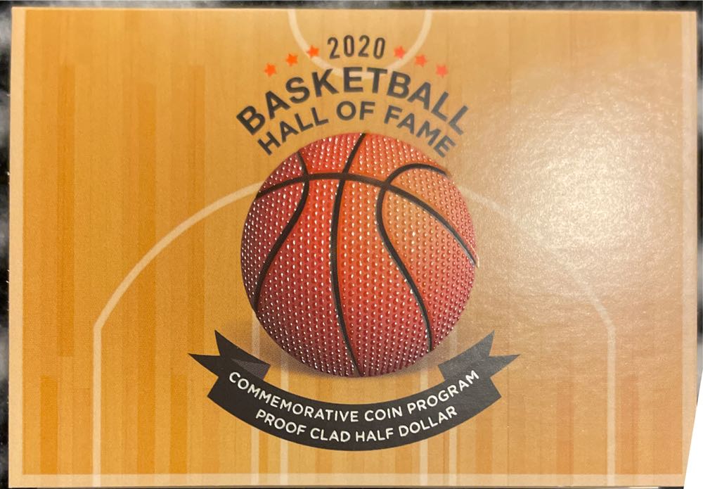 2020 S Basketball Hall Of Fame Commemorative Half Dollar  coin collectible [Barcode 704786161435] - Main Image 3