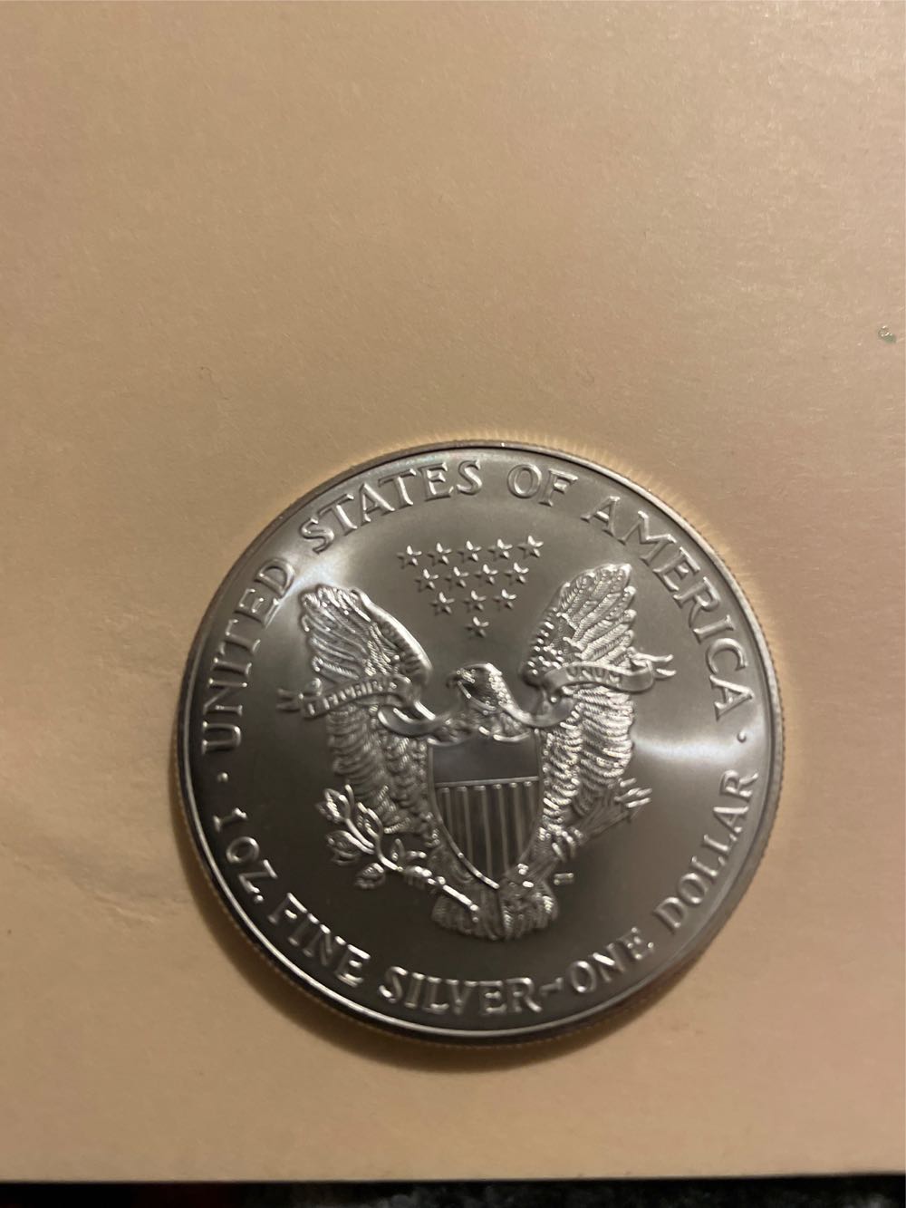 US Eagle Silver Bullion  coin collectible - Main Image 2