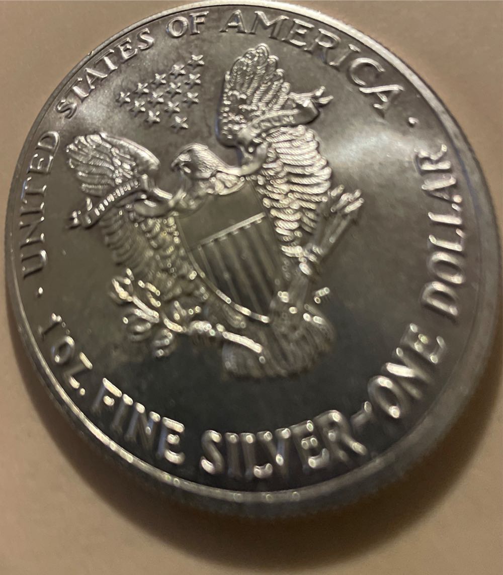 US Eagle Silver Bullion  coin collectible - Main Image 3