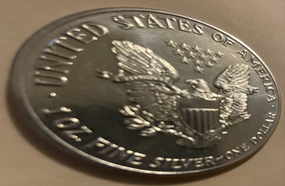 US Eagle Silver Bullion  coin collectible - Main Image 3