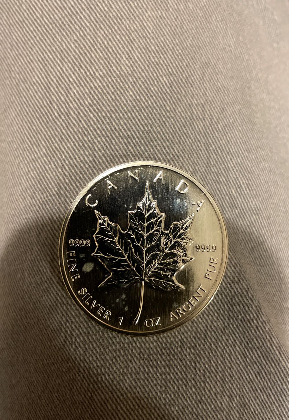 Canadian Maple Silver Bullion  coin collectible - Main Image 2