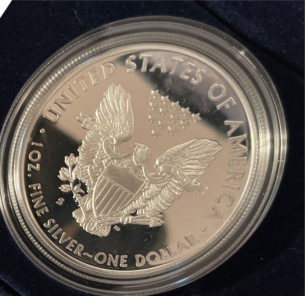 American Eagle 2020-S 1oz Silver Proof  coin collectible [Barcode 704786160162] - Main Image 2