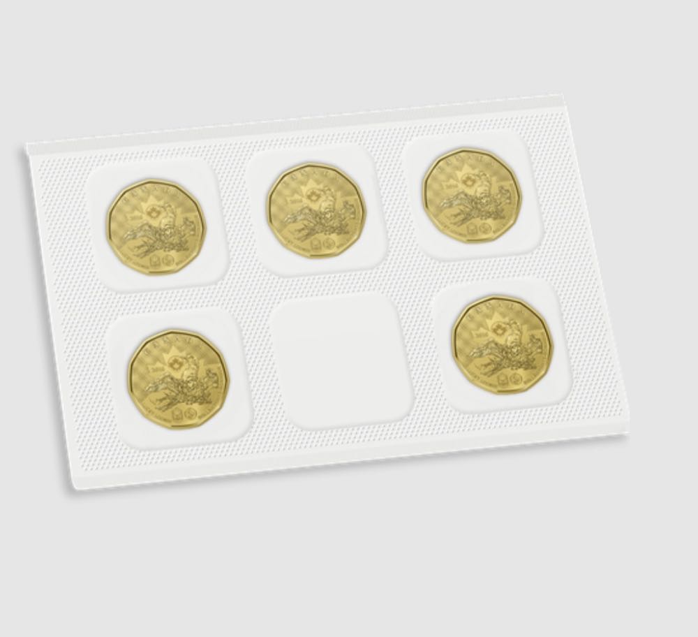 Lucky Loonie 5-pack  coin collectible [Barcode 623932074279] - Main Image 2