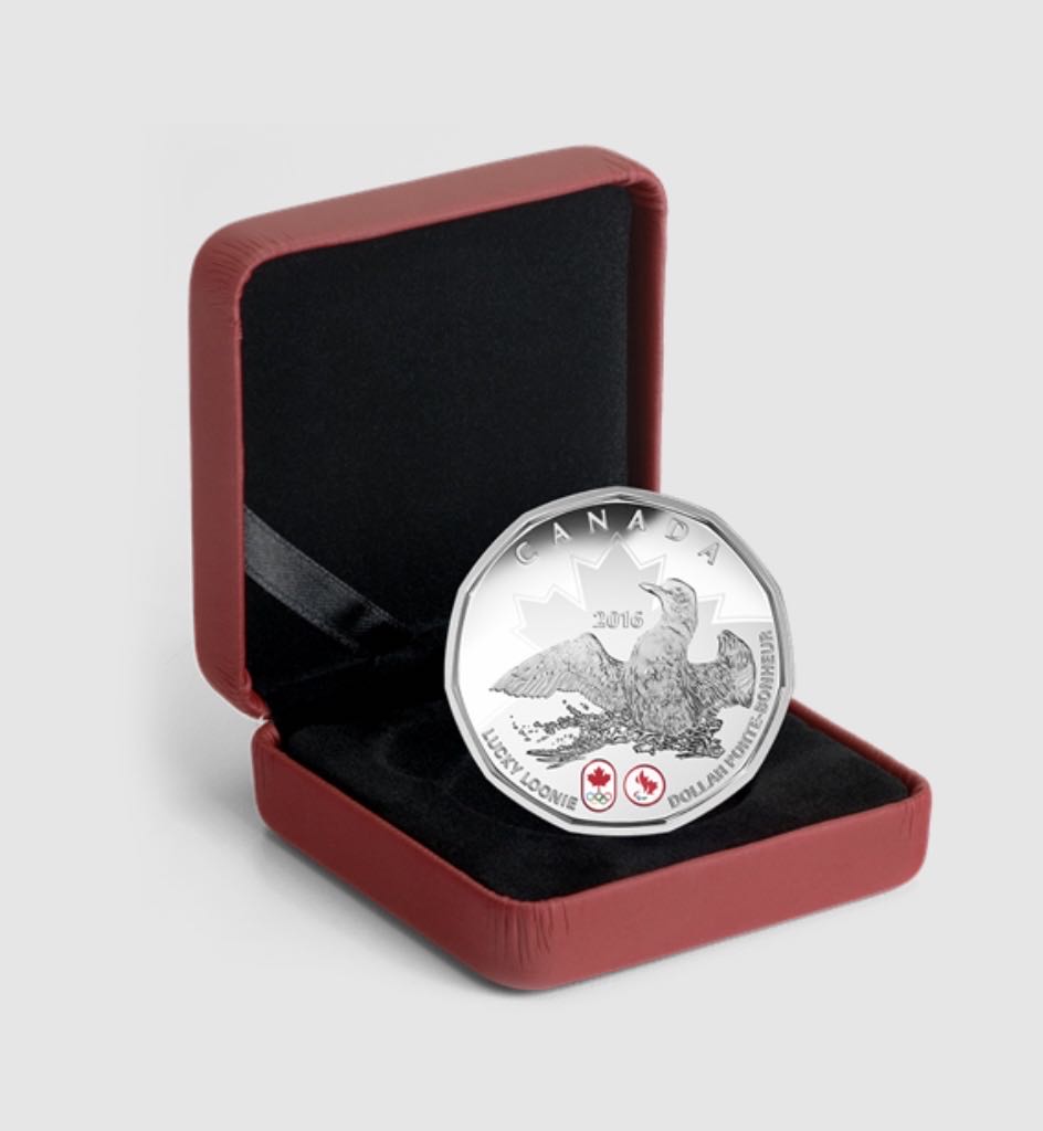 Lucky Loonie - Silver  coin collectible [Barcode 623932074842] - Main Image 2