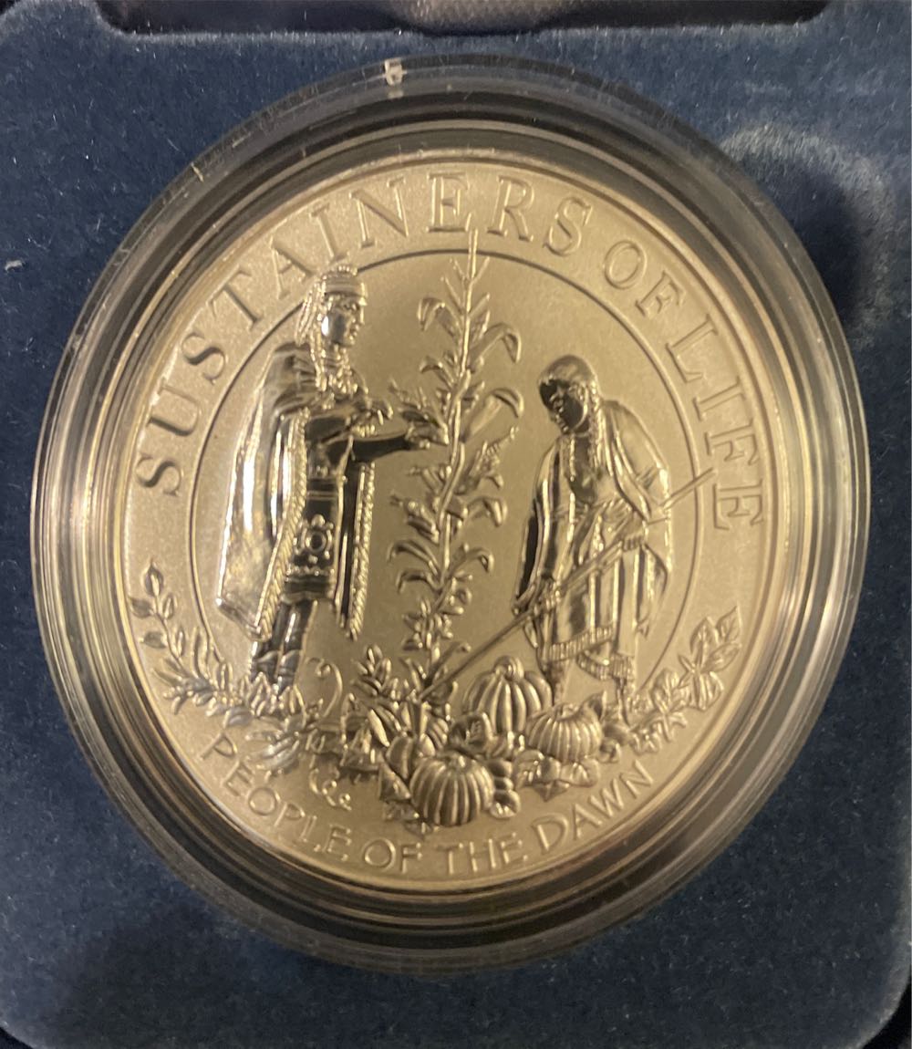 2020 Mayflower 400th Anniversary Silver Reverse Proof Medal  coin collectible [Barcode 704786161244] - Main Image 2