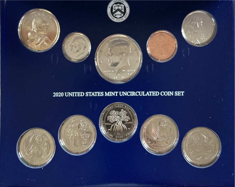 2020 US Mint Uncirculated Coin Set  coin collectible [Barcode 704786160018] - Main Image 1