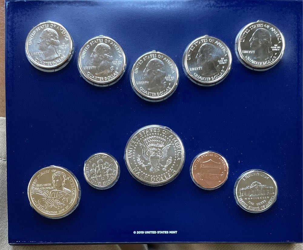 2020 US Mint Uncirculated Coin Set  coin collectible [Barcode 704786160018] - Main Image 2
